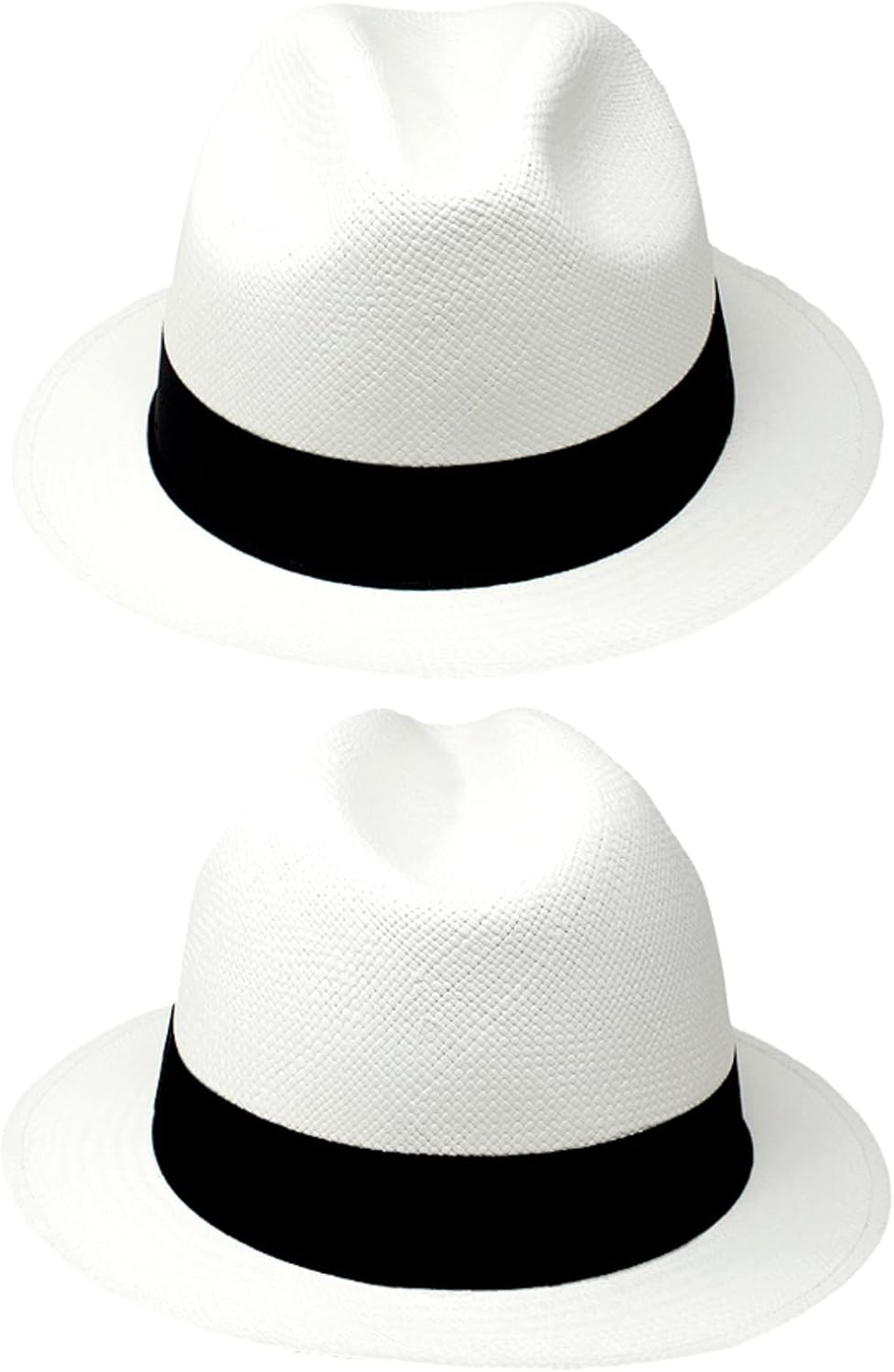 Gamboa Fedora Panama Hut Herren und Damen Sommer Strohhut Panamahut Sonnenhut UV-Schutz UPF50+, 62 W