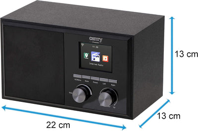 Internet Radio | Digitalradio | DAB WLAN Radio | +20.000 Radiosender weltweit | 2,4 Zoll TFT LCD Dis