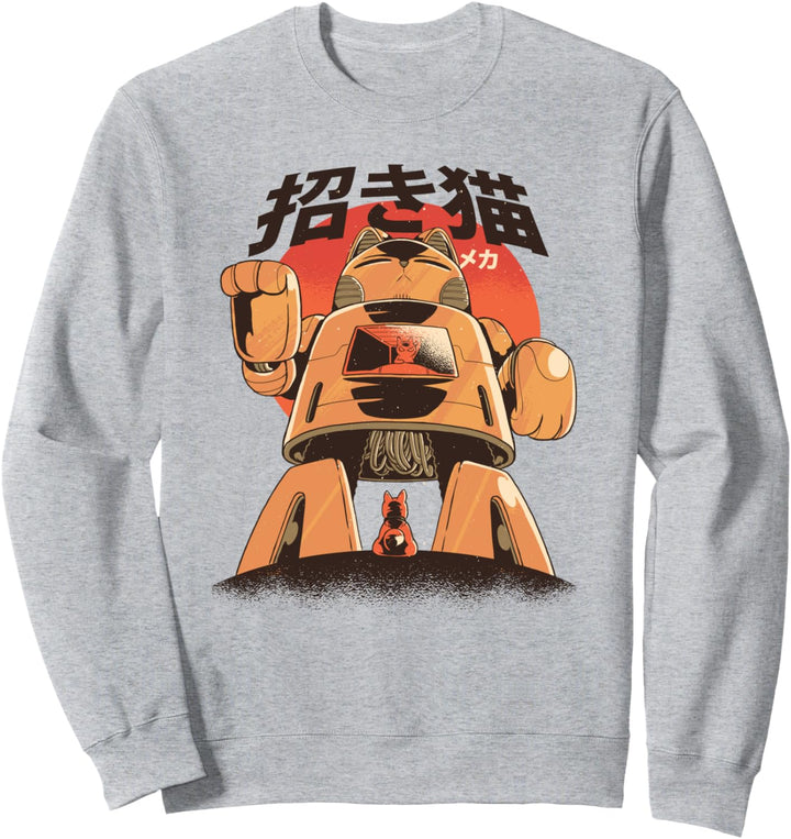 Mecha Anime Manga Katze Cat Kätzlein Kätzchen Miezekatze Sweatshirt