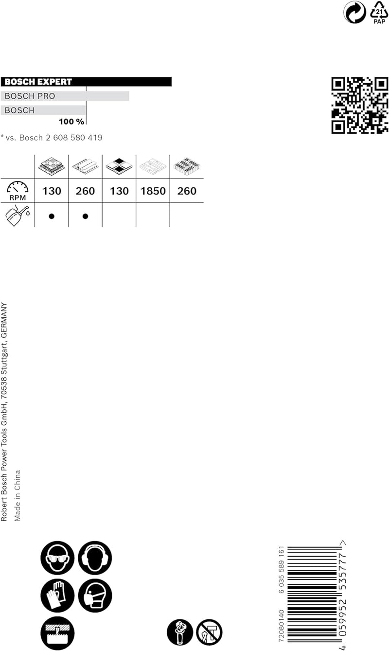 Bosch Accessories 1x Expert Tough Material Lochsäge (für Holz mit Metall, Ø 65 mm, Zubehör Schlagboh