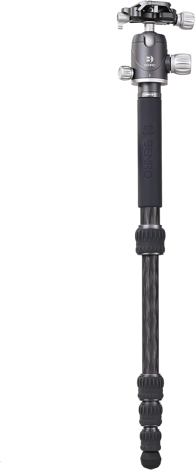 Benro Bat Series 05C Kohlefaser-Stativ und VX20 5 Abschnitte Kopf Schläger Carbon 05C Stativ + VX20