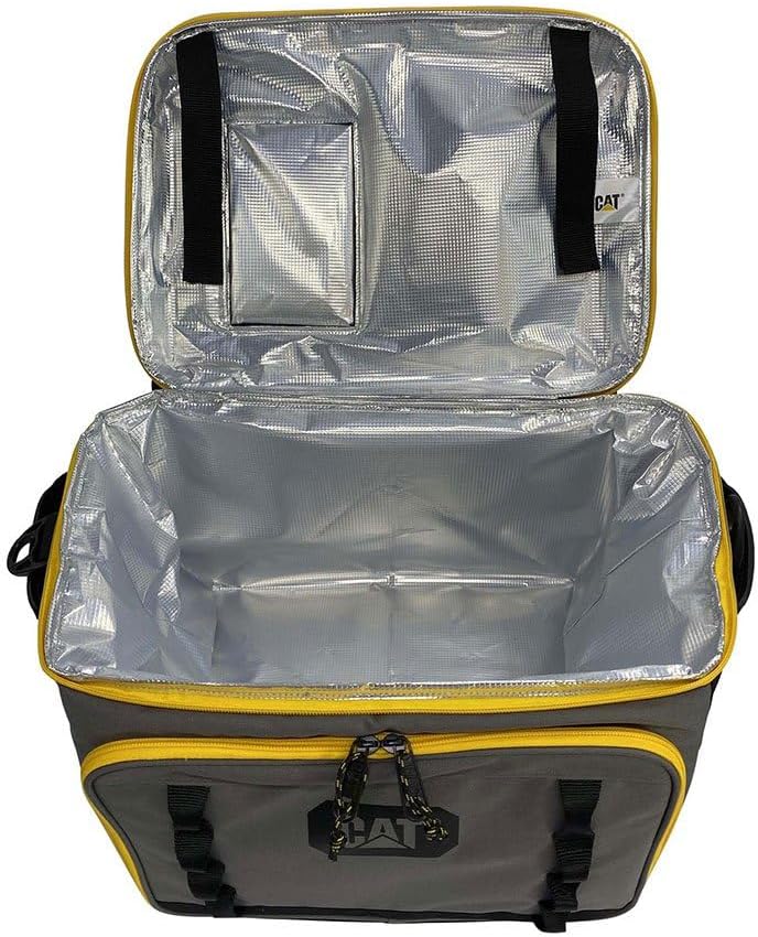 CATERPILLAR - Tragbare Kühltasche, 39 Liter, grosses Volumen, Baustelle, Camping, Strand