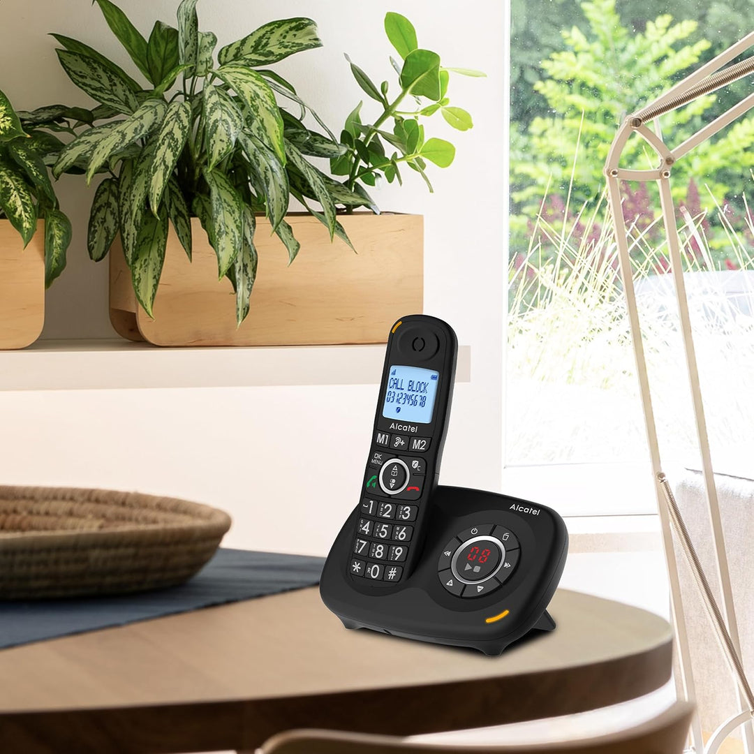 Alcatel XL595 Voice Duo schnurloses Grosstastentelefon mit Zwei Mobilteilen und Anrufbeantworter ext