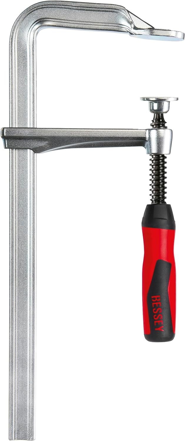 Bessey Ganzstahl-Schraubzwinge GZ-2K Spannweite 800 mm Ausladung 120 mm, 1 Stück,GZ80-2K, Farbe, Siz