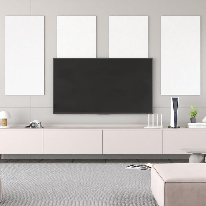 TONOR Gross Akustikpaneele Selbstklebend, 2 Pack 112x55 cm Schallschutzplatten Akustikplatten für Wa