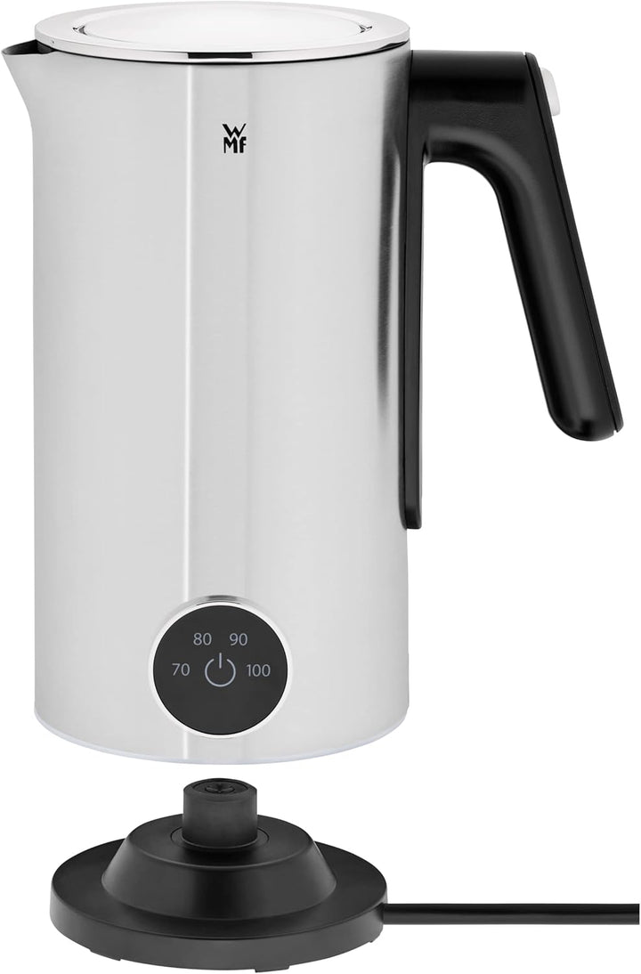 WMF Lumero Wasserkocher mit Temperatureinstellung 1,6l, elektrischer Wasserkocher Edelstahl-Kalkfilt