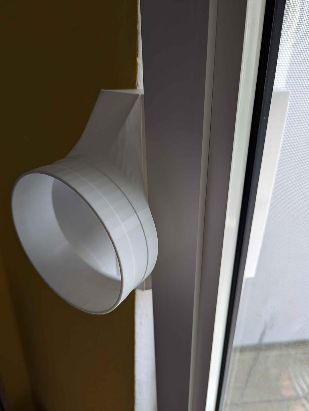 Klimaanlagen-Schlauch-Adapter für Dachfenster und Kippfenster – 14,5 cm Durchmesser, mit Universal-G
