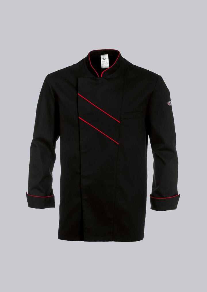 BP Gourmet 1538-400-3281 Kochjacke - Langarm - Mit Lüftungsschlitzen - Normale Passform - Grösse: 48