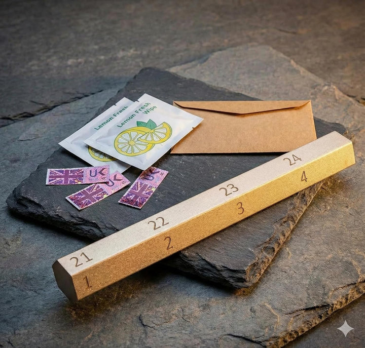 Titan nummerierte Hexagon-Brieftasche aus Krypto-Seed-Phrase-Speicherung, stanzbar oder ätzbar, für
