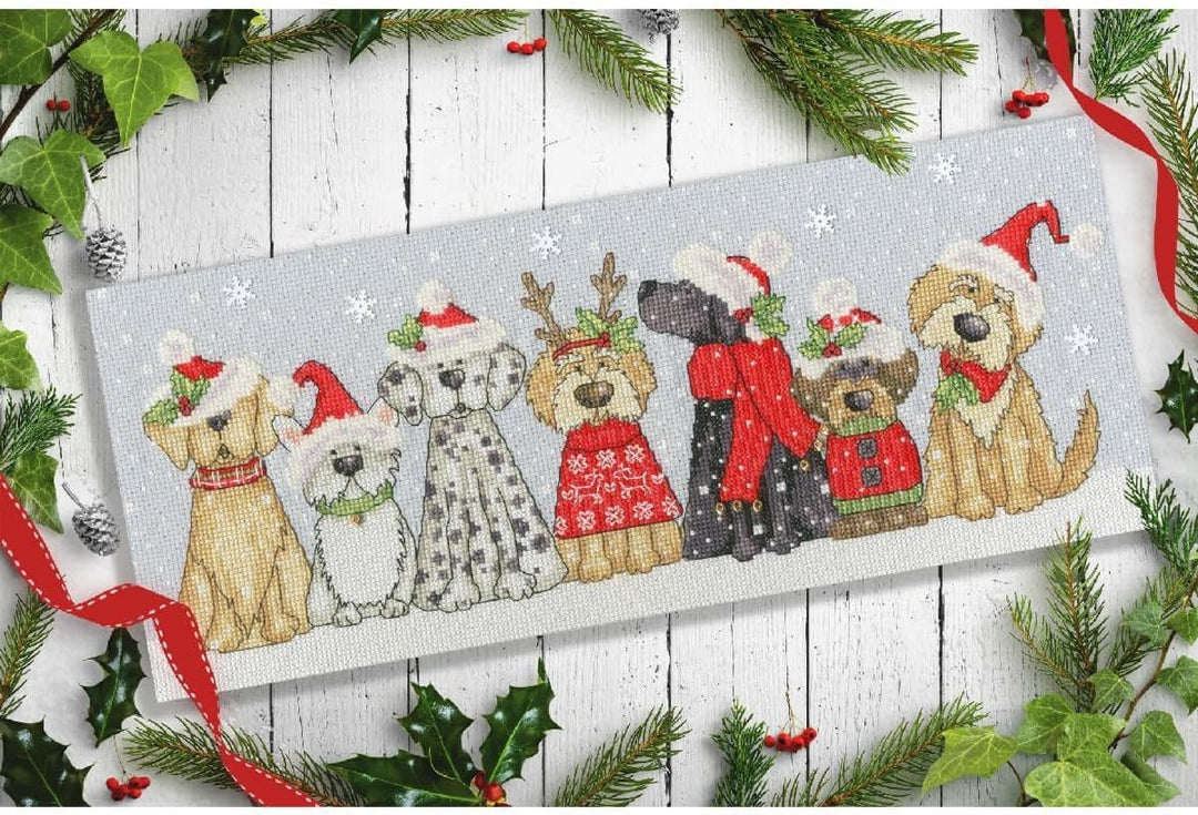 Bothy Threads The Home Of Happy Stitching Bothy Threads Kreuzstich-Set, Motiv Holiday Hounds