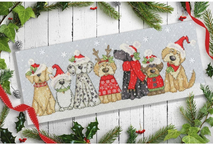 Bothy Threads The Home Of Happy Stitching Bothy Threads Kreuzstich-Set, Motiv Holiday Hounds