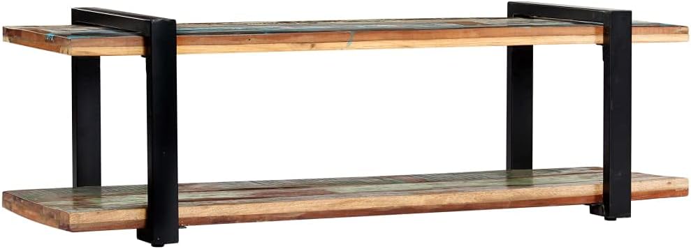 vidaXL TV Schrank mit Ablage Sideboard Lowboard Fernsehschrank Fernsehtisch Board HiFi Regal Tisch M