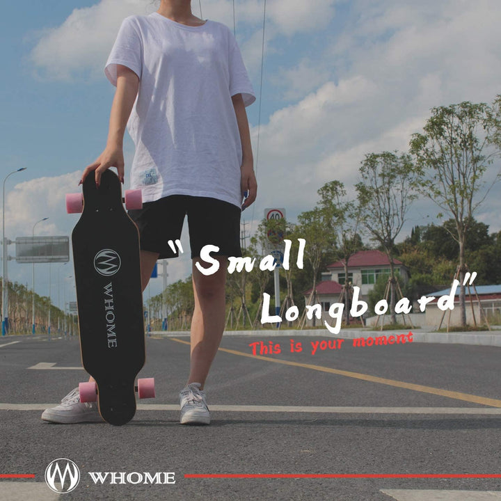 WHOME Longboards – 31 Zoll Kleines Longboard Cruising Skateboard – für Erwachsene/Kinder Mädchen/Jun