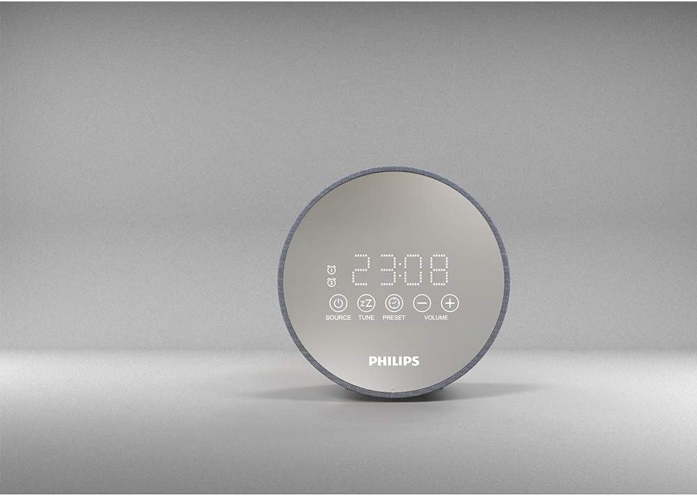 Philips Audio Radiowecker DR402/12 Digitaler Radiowecker (Sleep Timer, USB Ladefunktion, 2 Weckfunkt