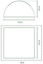 Coleman Event Dome Pavillon, stabiles Partyzelt mit Stahlgestänge, Gazebo, Eventzelt, Sonnenschutz S