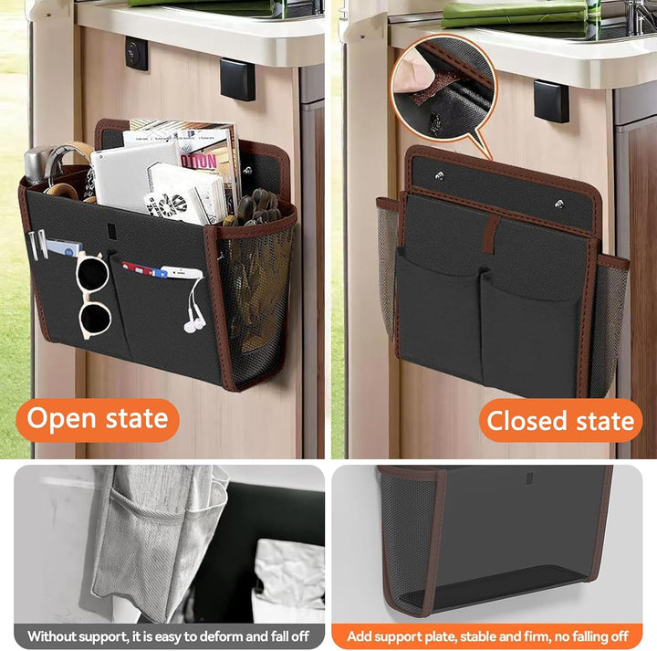 Wohnmobil Camping Organizer, Wohnwagen Deko Aufbewahrung mit Ohne Bohren Selbstklebend, Faltbare Woh