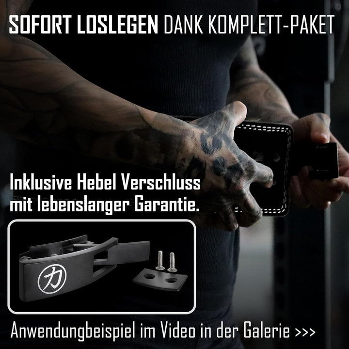 Strength Shop 13mm Lever Belt Gewichthebergürtel + Hebelschnalle, IPF-Zertifiziert für Wettkampf & C