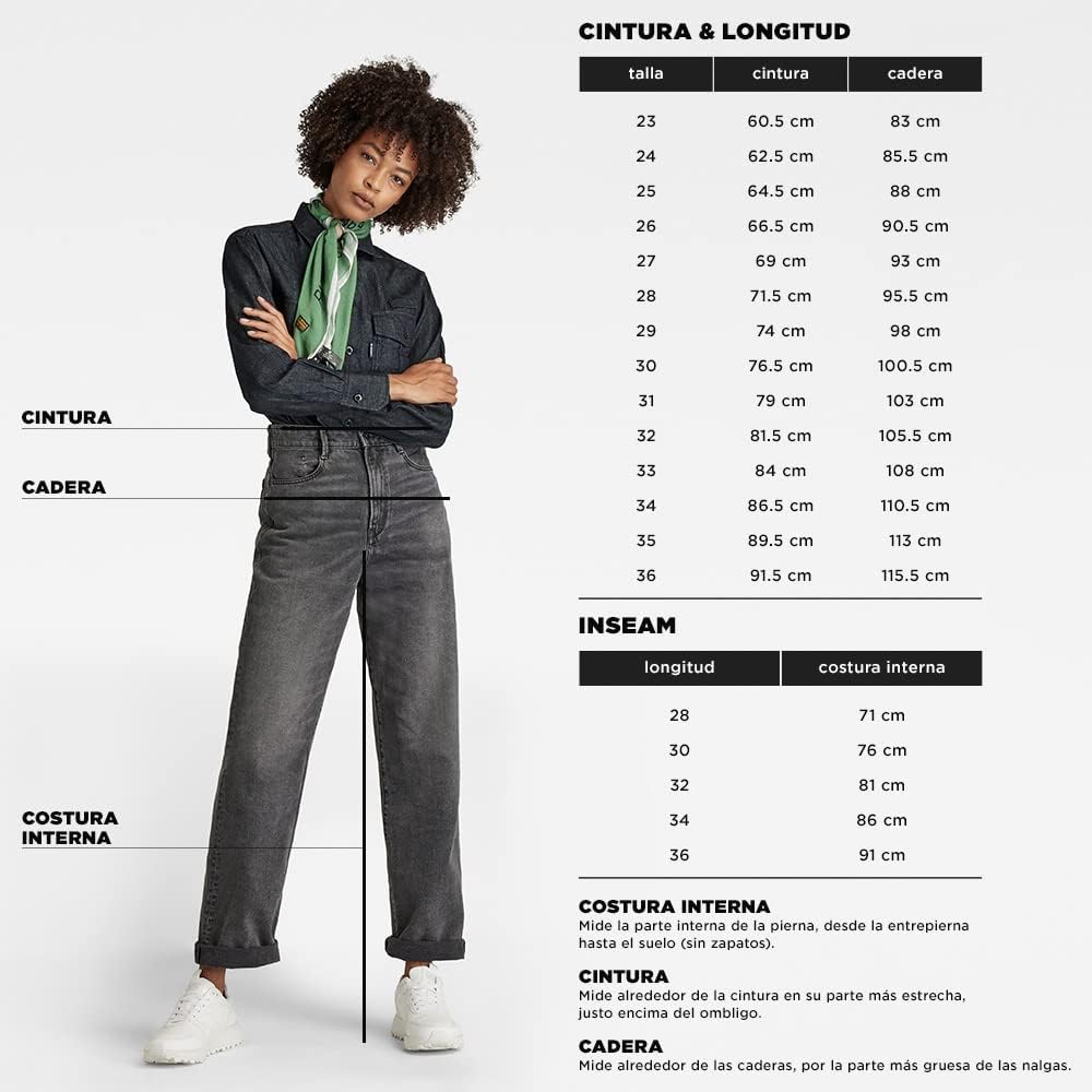 G-STAR RAW Damen Judee Loose Jeans Pants 24W / 30L Beige (Westpoint Khaki D22889-c900-c531), 24W / 3