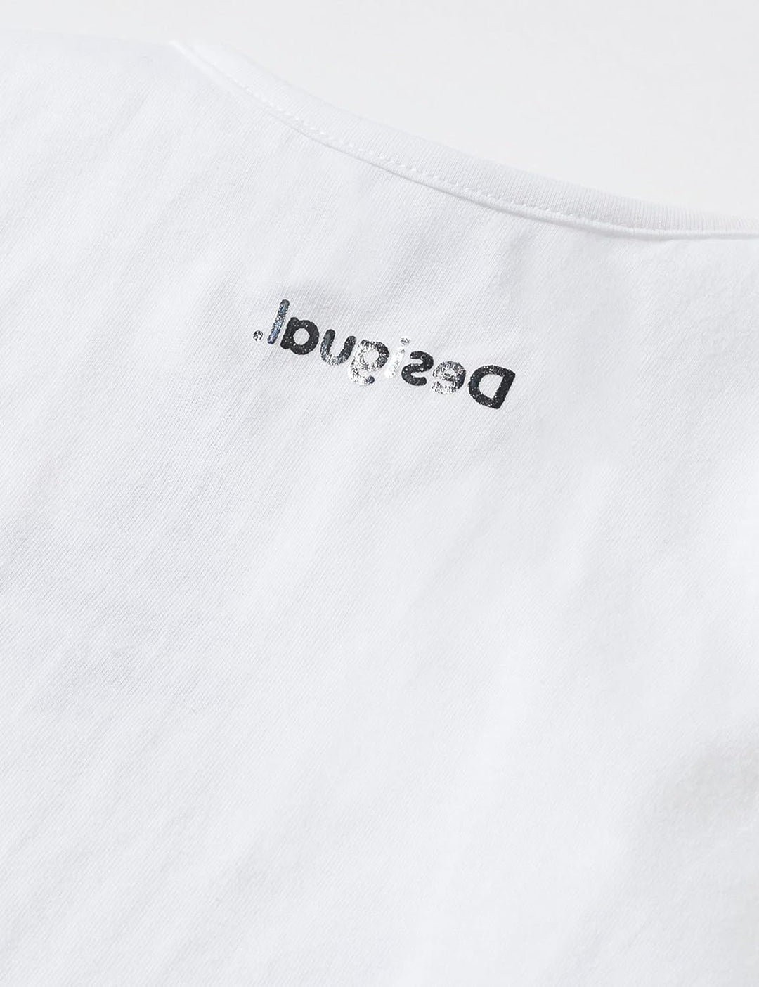 Desigual Girls TS_Munich T-Shirt, White, 3/4