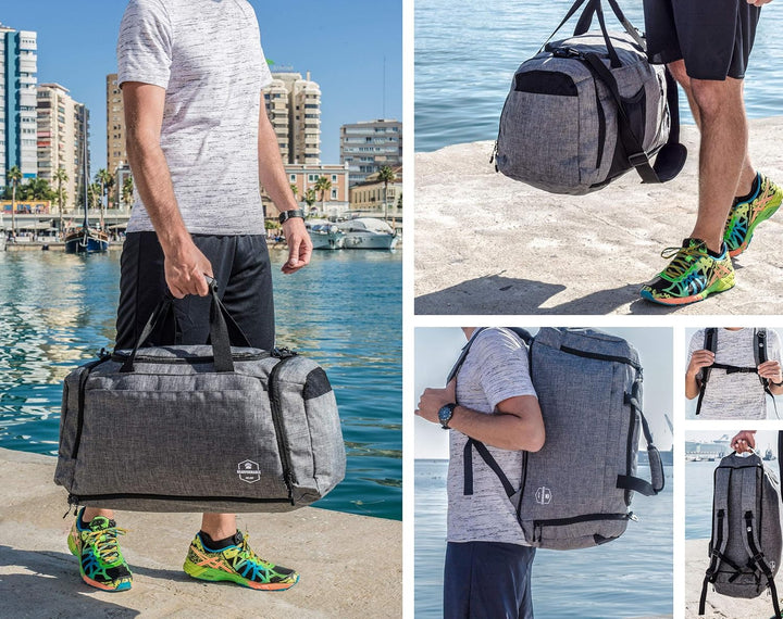Ultimate Sportbag | nachhaltige Sporttasche mit Schuhfach & Nassfach mit Rucksackfunktion für Herren