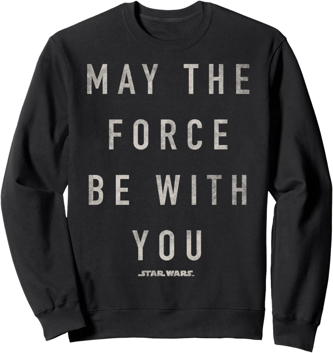 Star Wars Simple May The Force Be With You Poster Sweatshirt