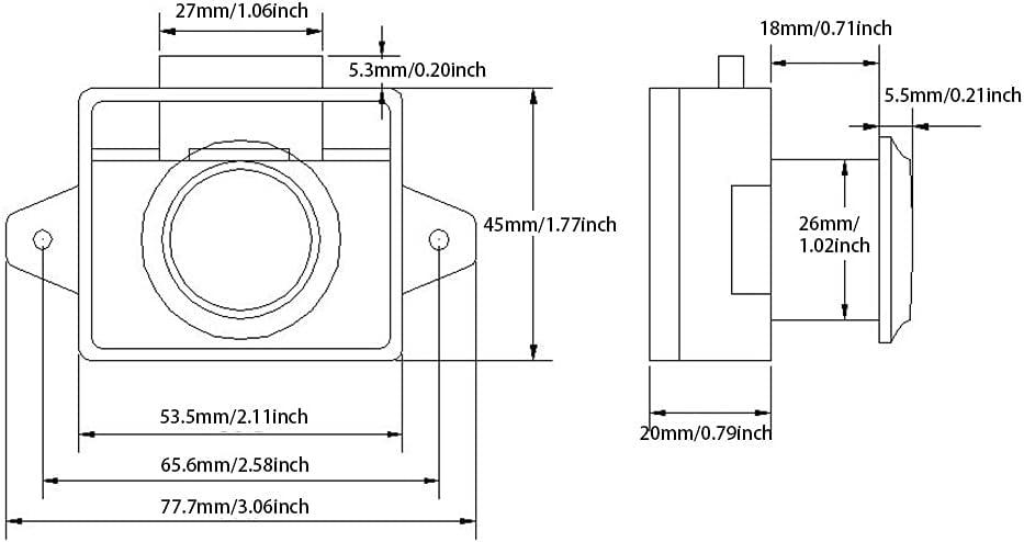 Faderr Druckknopf-Schlösser, 5 Stück, Druckknopf-Verriegelung für Schublade, Schlüsselloses Türschlo