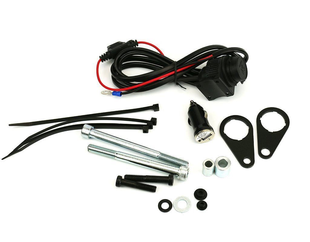 SW-MOTECH Universal-Elektrik-Kit mit Zigarettenanzünder inkl. USB-Buchse