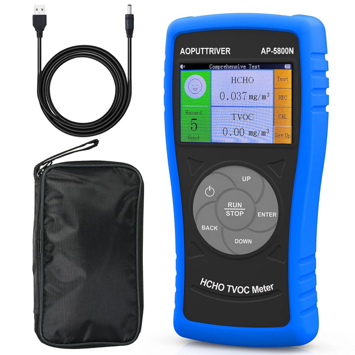 AOPUTTRIVER Formaldehyd Messgerät AP-5800N Innenraum-Luftqualitätsmessgeräte Verschmutzung Messgerät