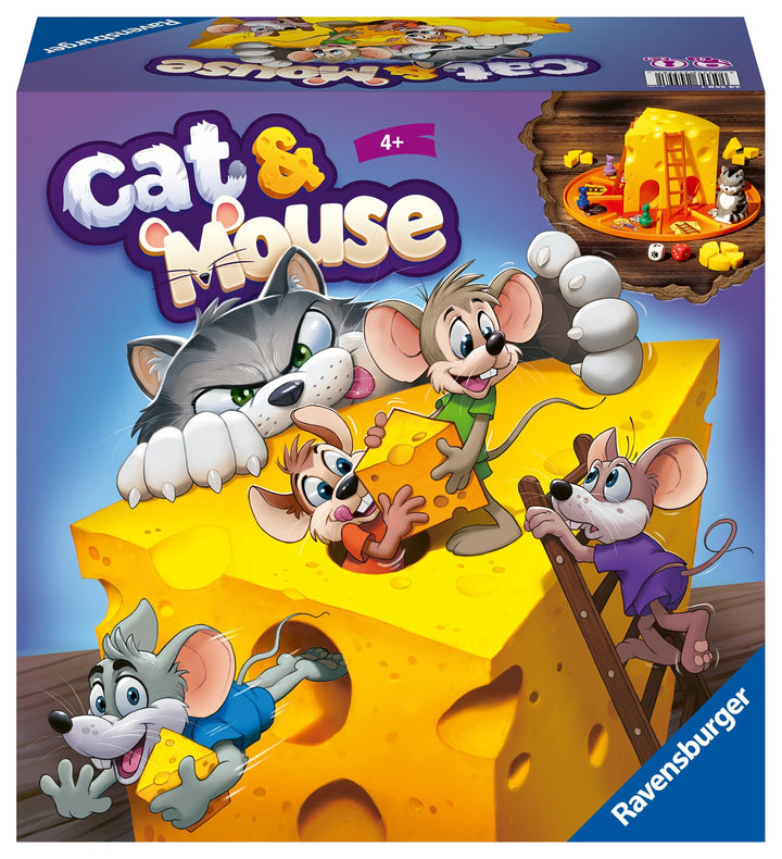 Ravensburger Katzen- und Maus-Brettspiele für Kinder ab 4 Jahren – 2 bis 4 Spieler – Kindergeschenke