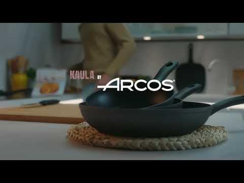 ARCOS Kaula Grillpfanne Antihaftbeschichtet 28x28 cm für Induktion, Gas und Glaskeramik Leichte Schm