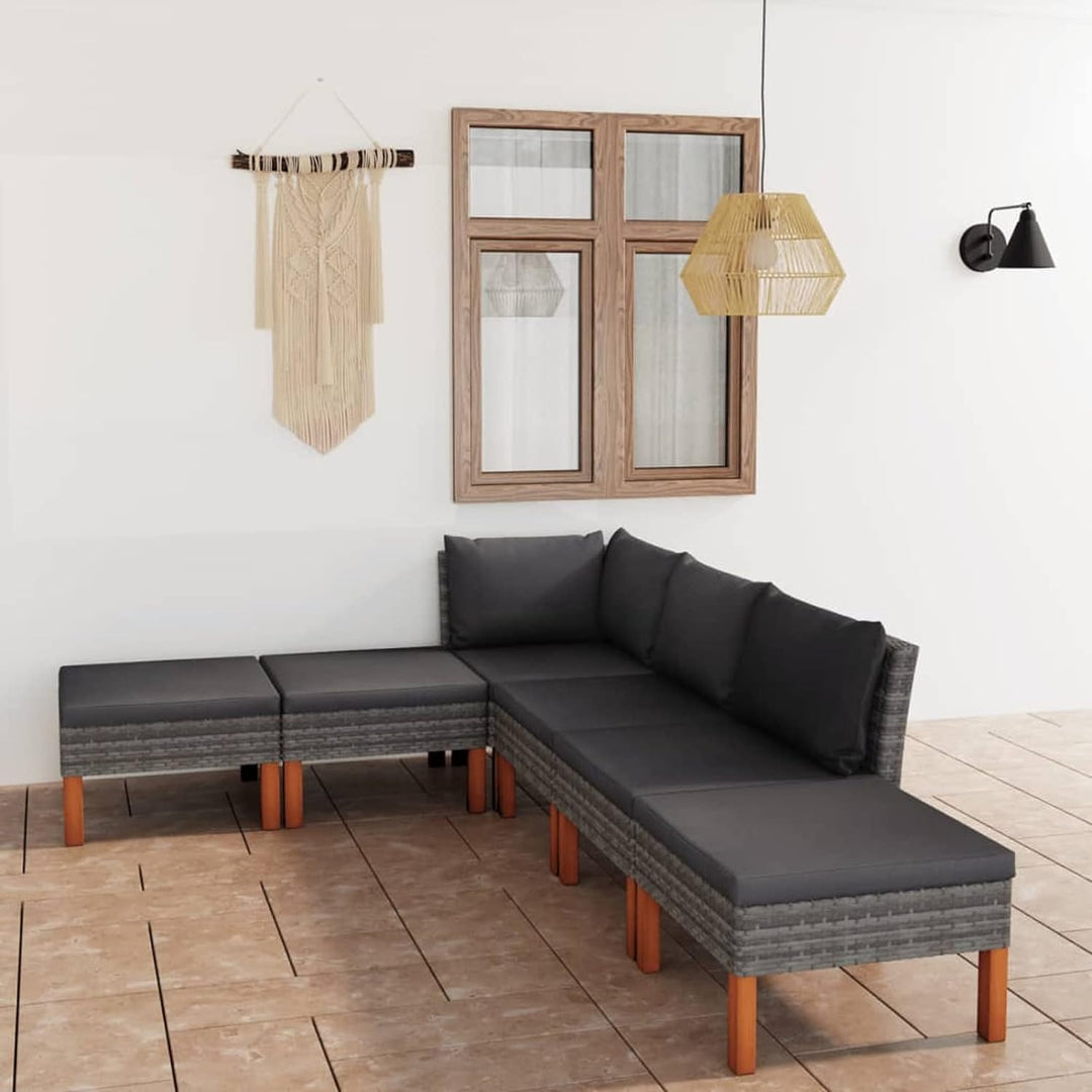 Festnight Lounge Gartenmöbel Set Loungemöbel Sofa Rattan Outdoor Gartenlounge Terrasse Gartensofa Te