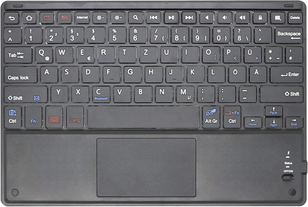 SonnyGoldTech MQ für Huawei MatePad 10.4 - Bluetooth Tastatur Tasche mit Multifunktions-Touchpad für