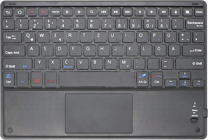 SonnyGoldTech MQ für Huawei MatePad 10.4 - Bluetooth Tastatur Tasche mit Multifunktions-Touchpad für