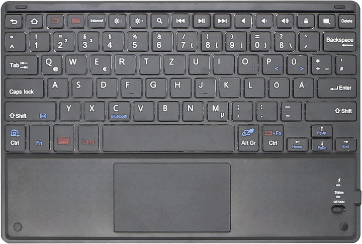 SonnyGoldTech MQ für Huawei MatePad 10.4 - Bluetooth Tastatur Tasche mit Multifunktions-Touchpad für