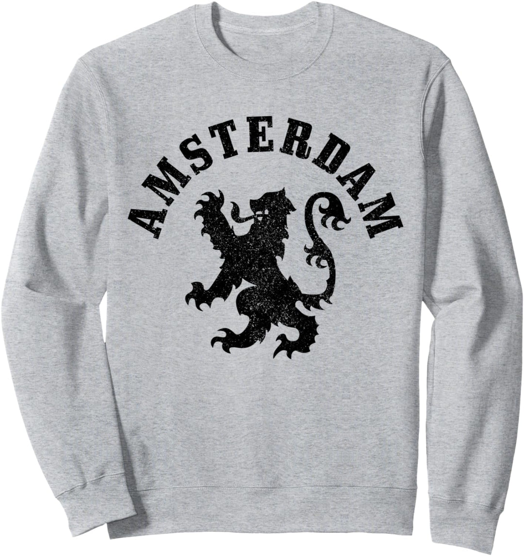 Amsterdam Niederlande Löwe Holland Vintage Amsterdam Sweatshirt