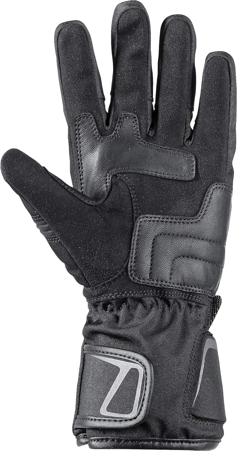 IXS Motorradhandschuhe lang Motorrad Handschuh Mimba-ST Tour LT Handschuh schwarz M (kurz), Herren,