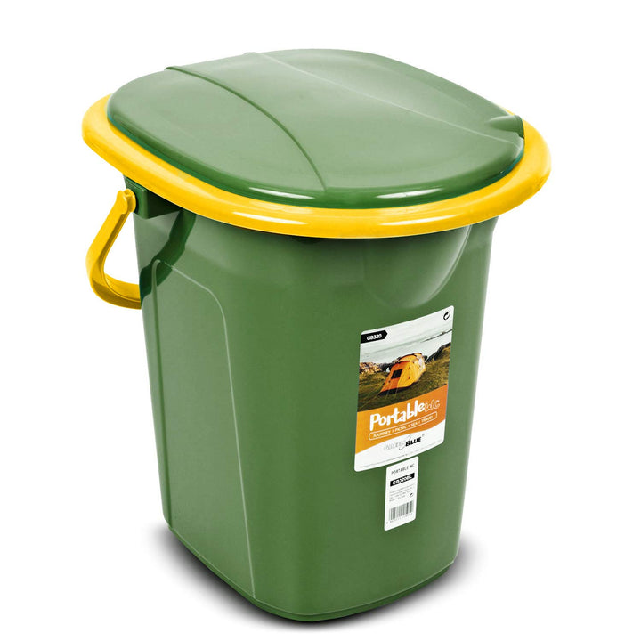 Green Blue GB320 Mobile Campingtoilette 19L | Tragbare Reisetoilette mit max. Tragkraft bis 130kg |