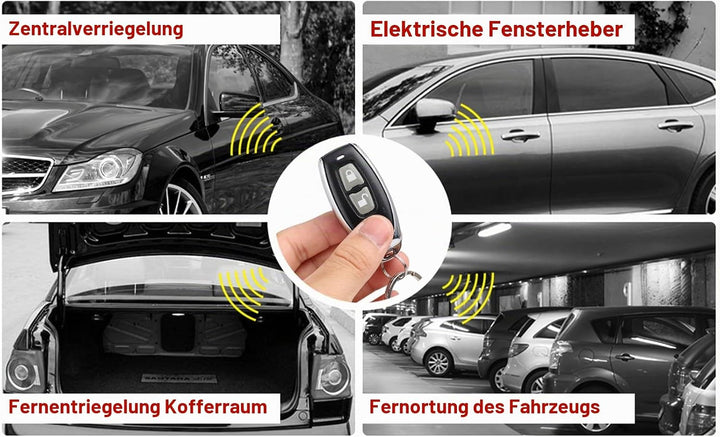 Universal Kfz Zentralverriegelung System, Funkfernbedienung Auto, Schlüsselloses Zugangssystem für T