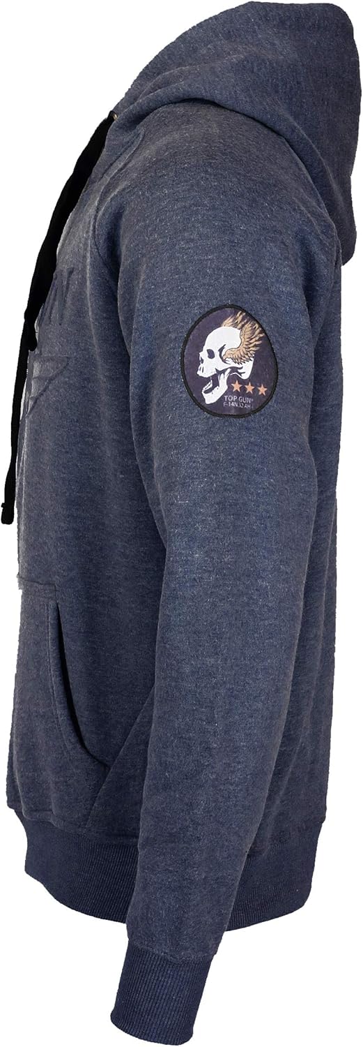 Top Gun Herren Kapuzenpullover Simulator Tg20191025 Dark Blue,XXL