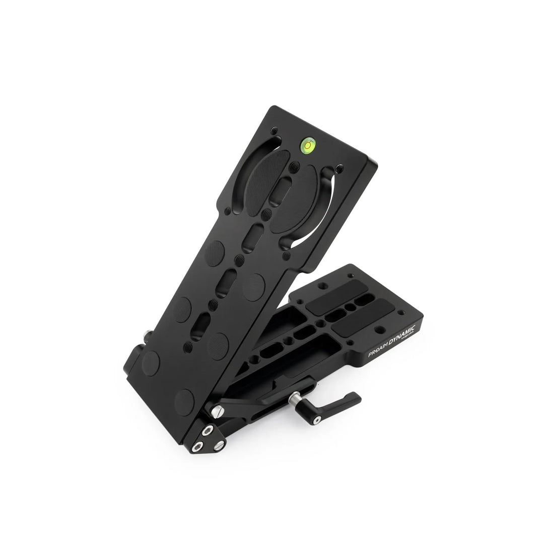 PROAIM Dynamic Wedge Tilt Levelling Camera Plate for Low & Dutch Cinematography/Photography | Pan Ad