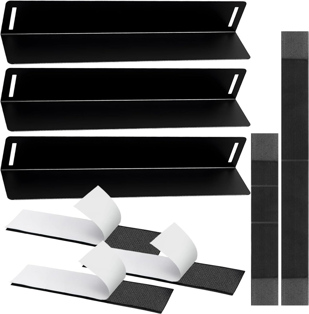3 Stück ＋2pcs Auto Kofferraum Organizer Klett mit Klettverschluss, Klettverschluss Befestigung Strap