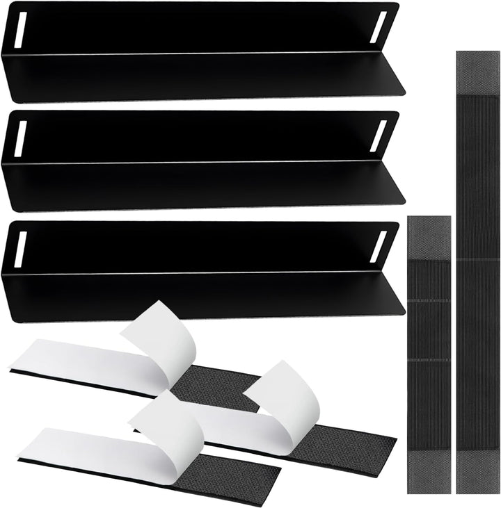 3 Stück ＋2pcs Auto Kofferraum Organizer Klett mit Klettverschluss, Klettverschluss Befestigung Strap