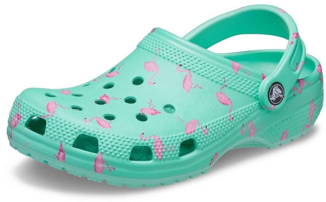 Crocs Unisex Classic Vacay Vibes Clog 37/38 EU Flamingo, 37/38 EU Flamingo