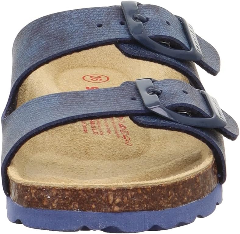 Superfit Jungen Fussbettpantoffel 1-800111 Hausschuh 24 EU Blau 8170, 24 EU Blau 8170