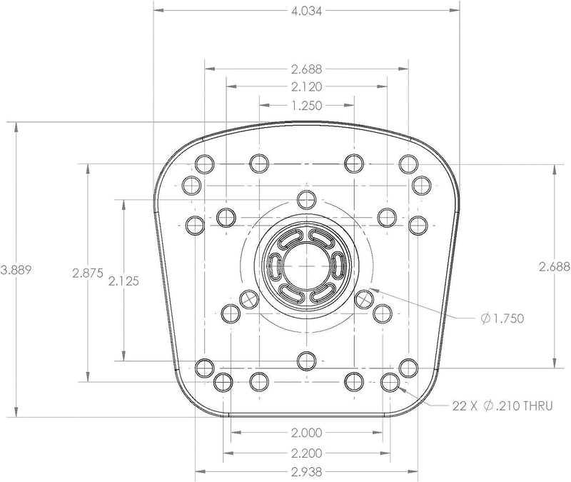 Scotty Plattform (100x95mm) 368 Universal Sounder Fischfinder Mount, Echolot Schwarz, Schwarz