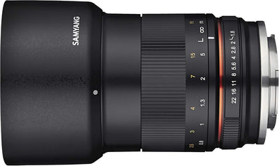 Samyang MF 85mm F1.8 ED UMC CS Fuji X - Manuelles Objektiv mit 85mm Festbrennweite für spiegellose F