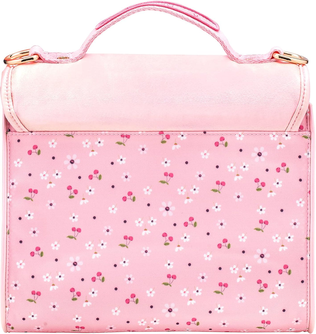 Belmil Premium Petite Kindergarten Schultertaschen Umhängetasche für Mädchen (305-51/P) Cherry Bloss