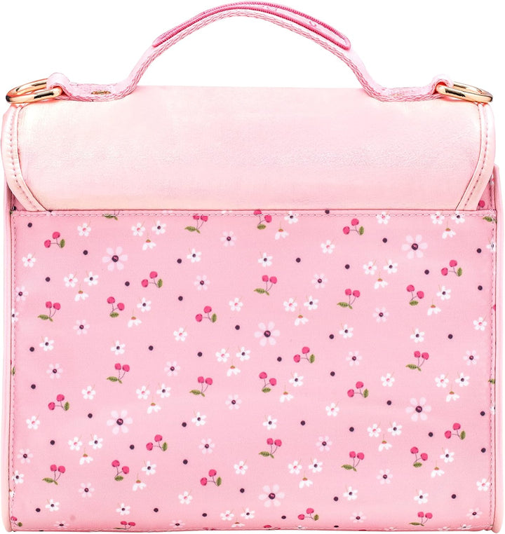 Belmil Premium Petite Kindergarten Schultertaschen Umhängetasche für Mädchen (305-51/P) Cherry Bloss