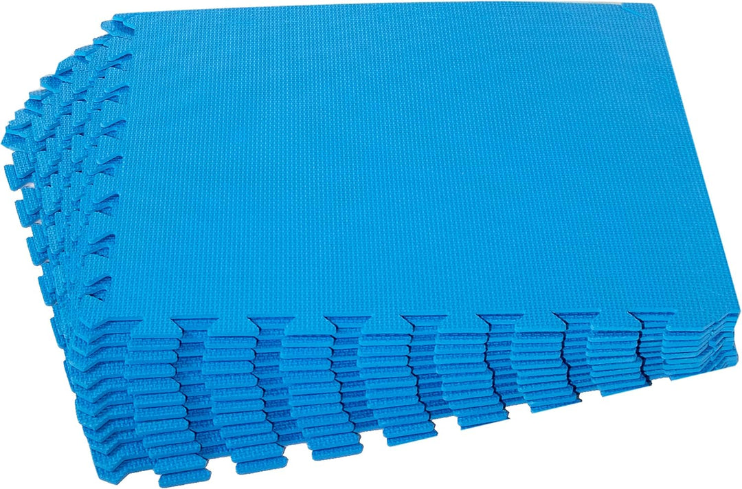Hummelladen Poolunterlegmatte aus Eva in Blau - 0,5cm dick - 50x50cm - passend zu einem Family Pool