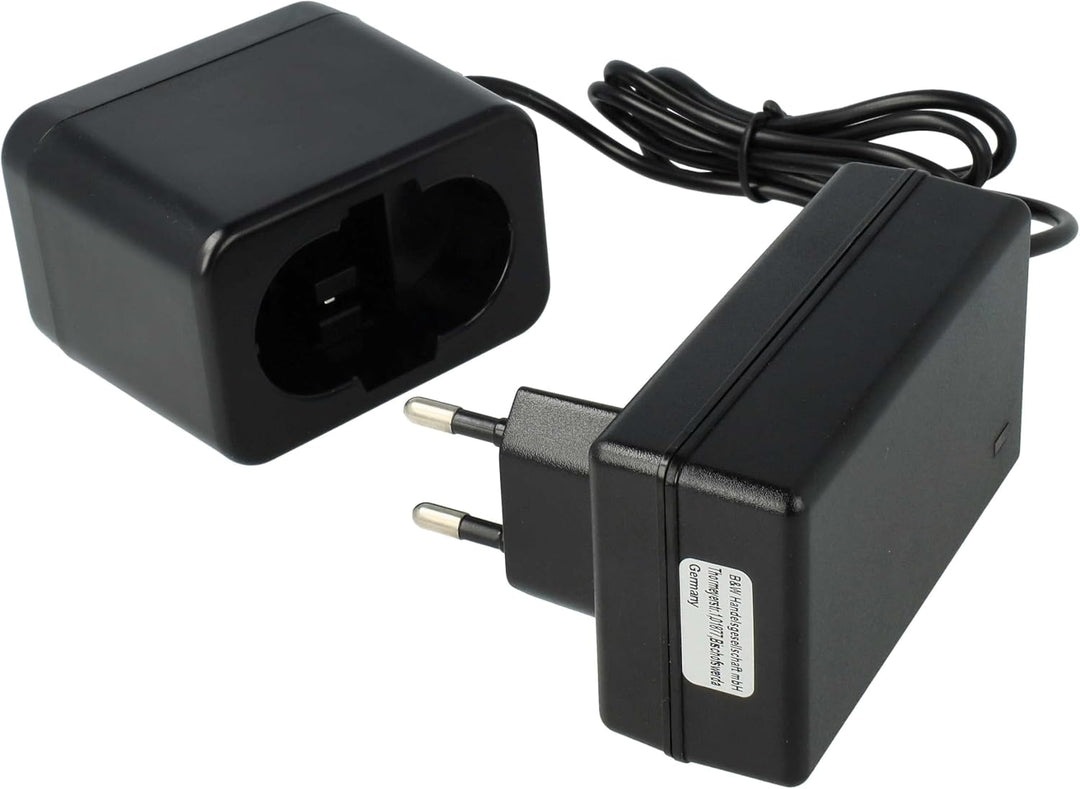 vhbw Ladegerät kompatibel mit Bosch GBM 9.6VES-1 | GBM 7.2 VE-1, GBM 7.2 VES-2, GBM 7.2, GBM 12VESP,